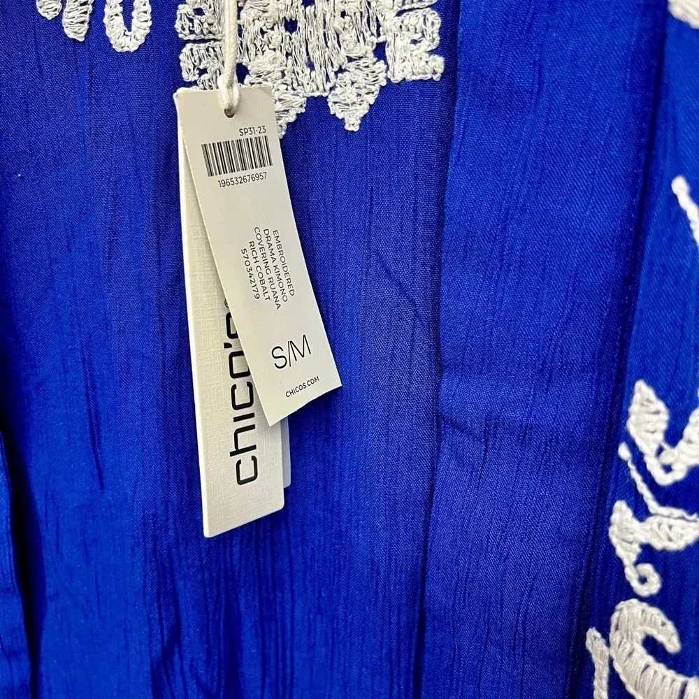 CHICO’S Embroidered Kimono - Size S/M